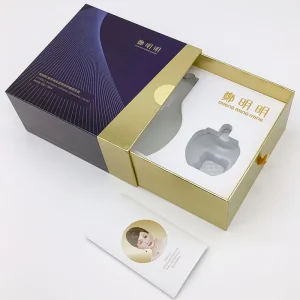 luxury cosmetic packaging pull out box