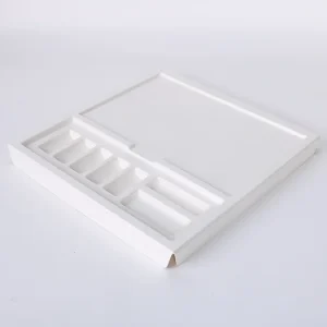 Compostable molded packaging inserts