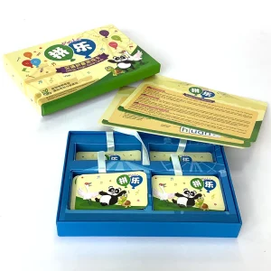 custom printed card game holder box with cards