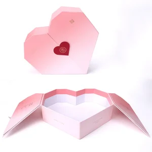 Valentine‘s day gift paper heart boxes packaging